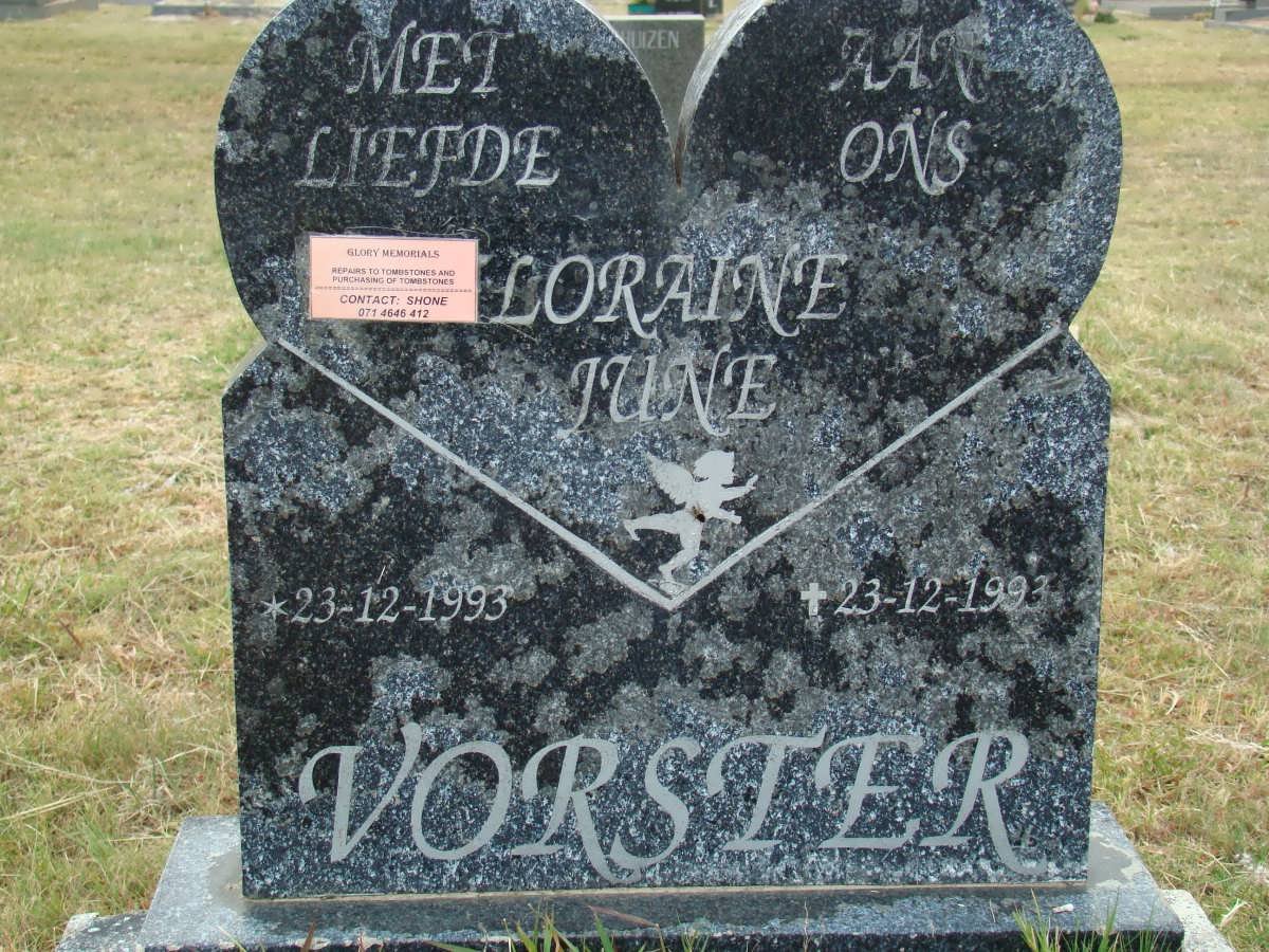 VORSTER Loraine June 1993-1993