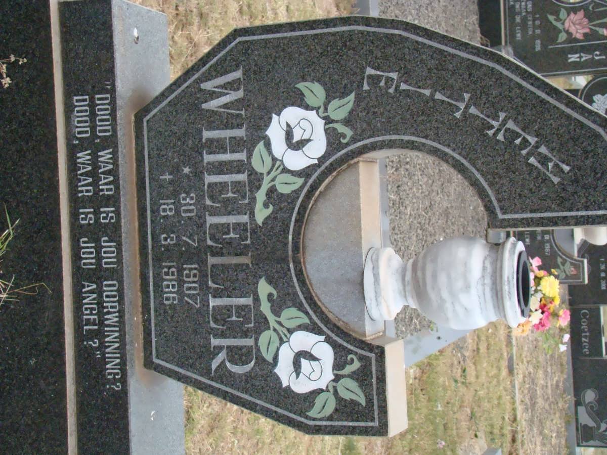WHEELER Hettie 1907-1986