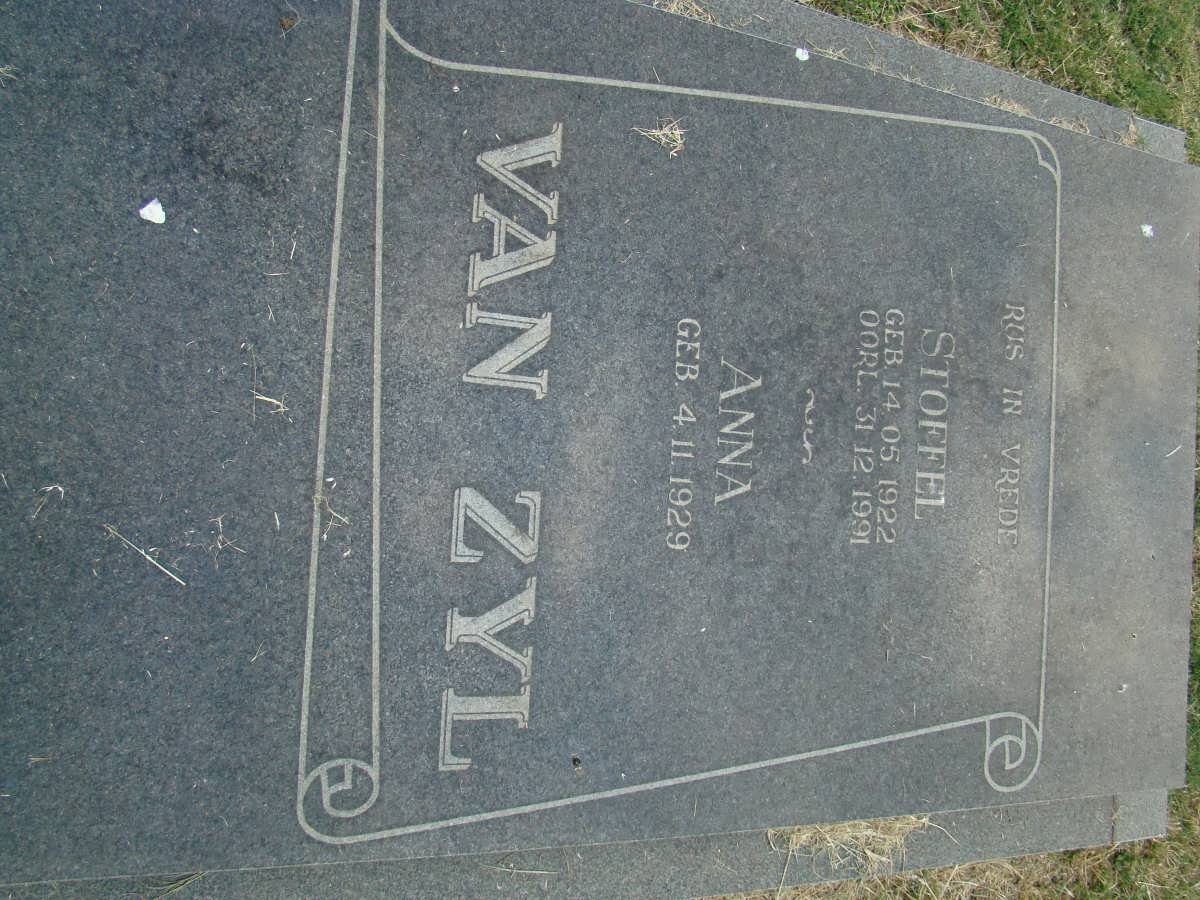 ZYL Stoffel, van 1922-1991 &amp; Anna 1929-