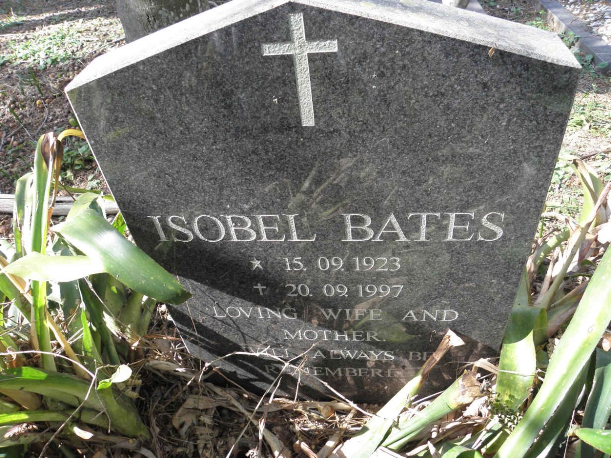 BATES Isobel 1923-1997