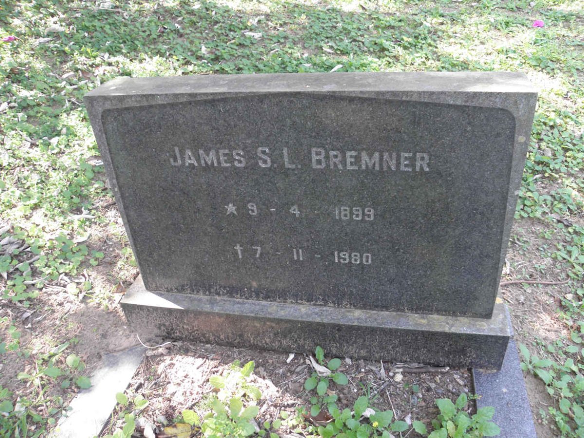 BREMNER James S.L. 1899-1980