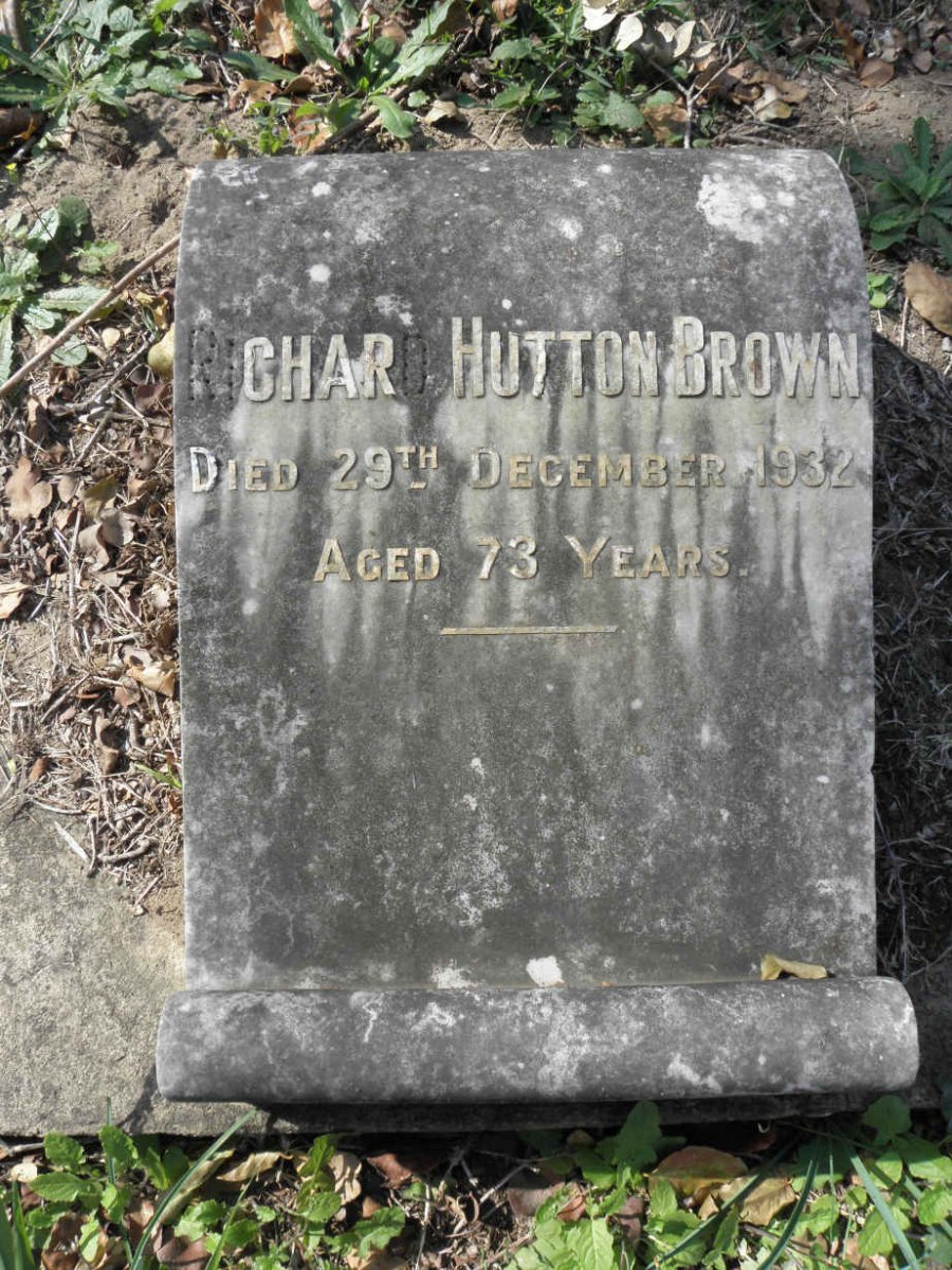 BROWN Richard Hutton -1932