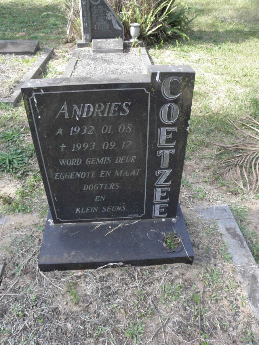 COETZEE Andries 1932-1993