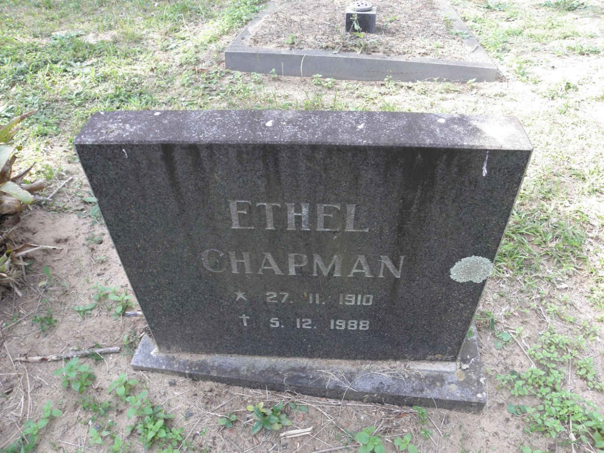 CHAPMAN Ethel 1910-1988