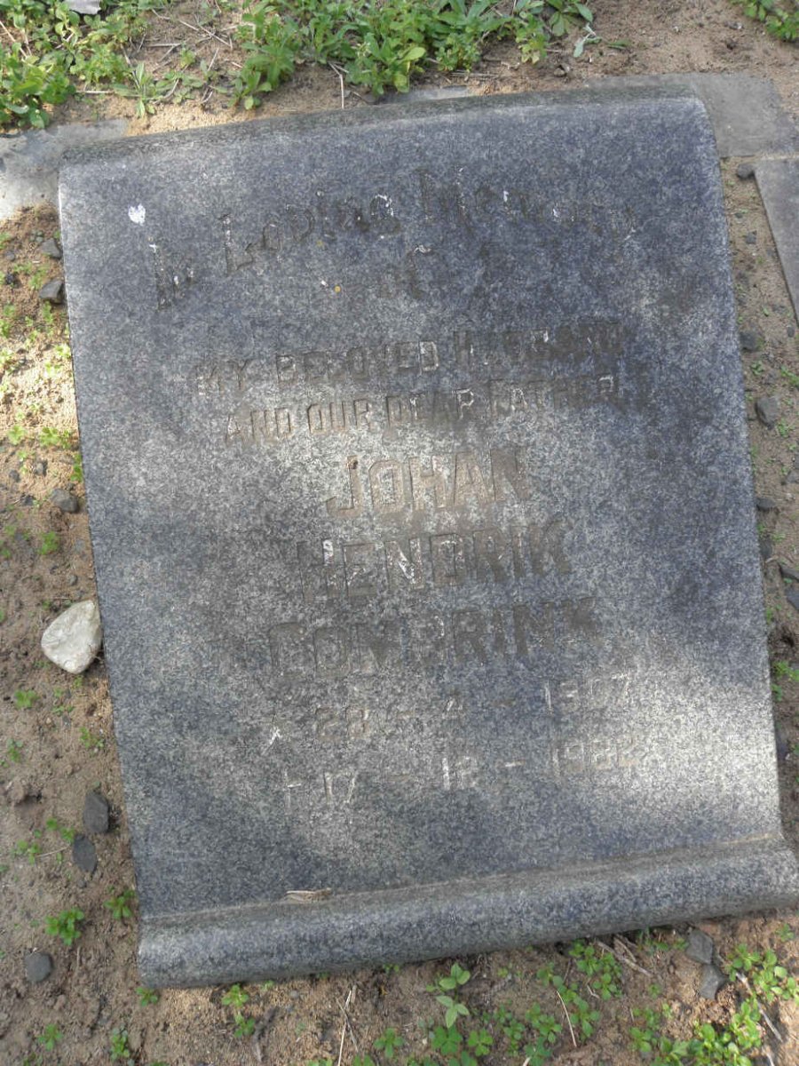 COMBRINK Johan Hendarik 1907-1982