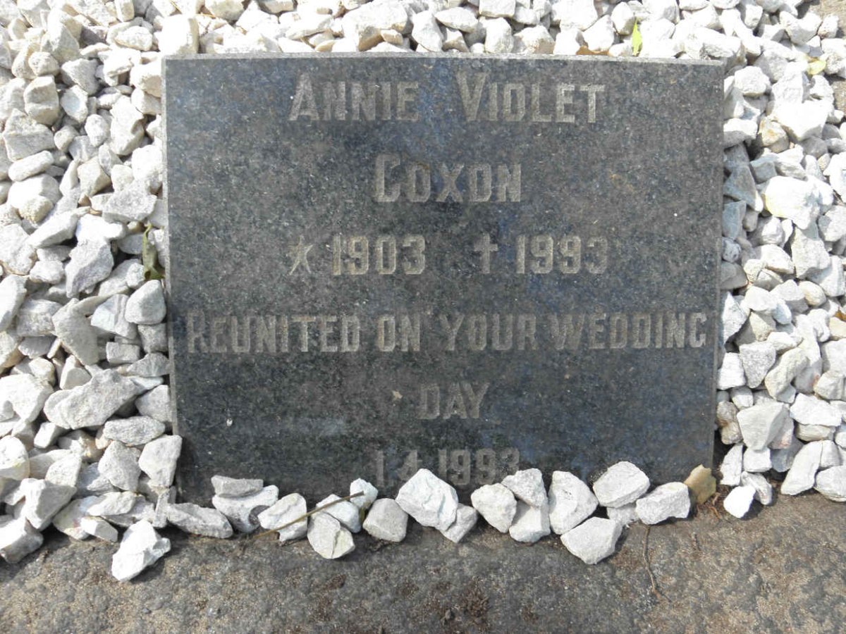 COXON Annie Violet 1903-1993