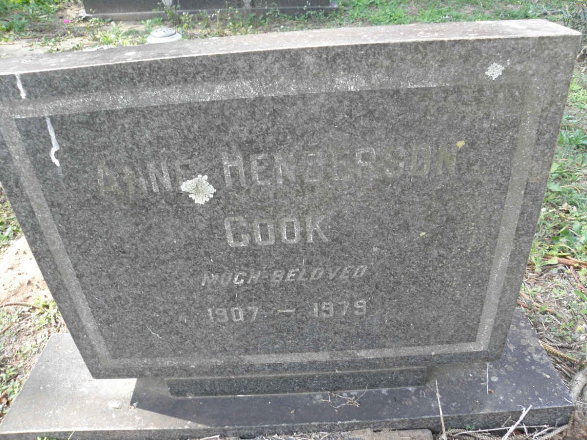 COOK Anne Henderson 1907-1979