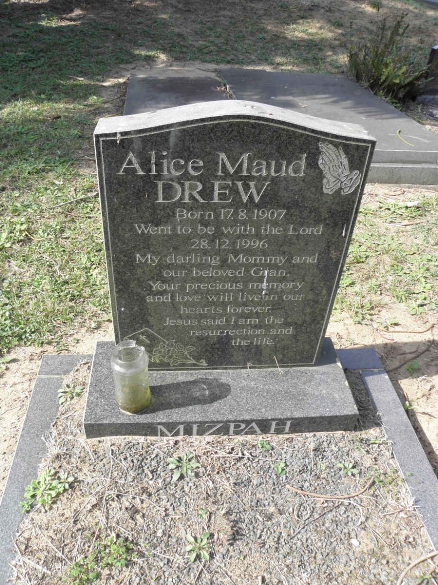 DREW Alice Maud 1907-1996