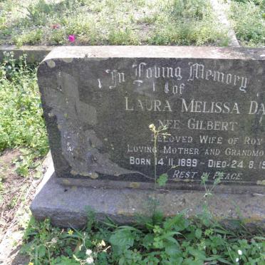 DAVY Laura Melissa nee GILBERT 1899-1998