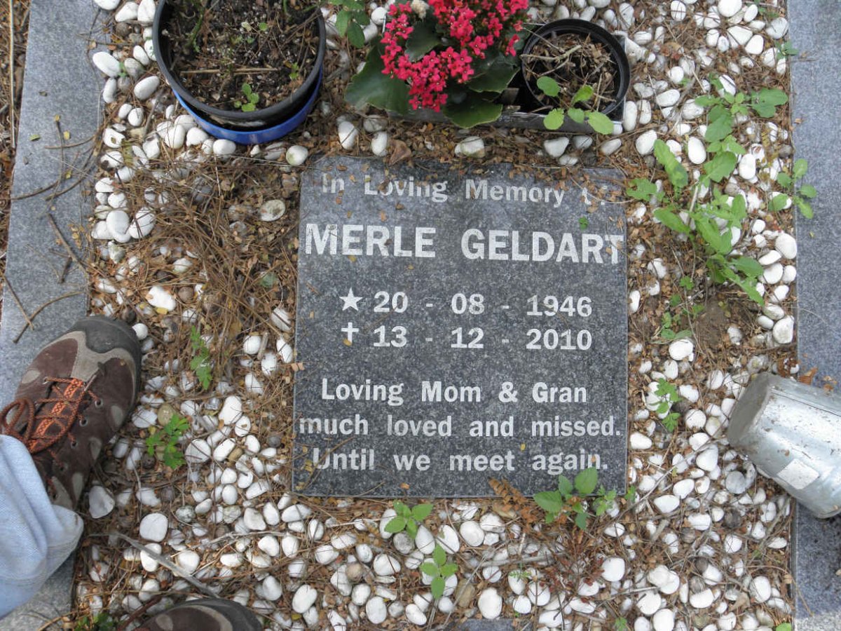 GELDART Merle 1946-2010