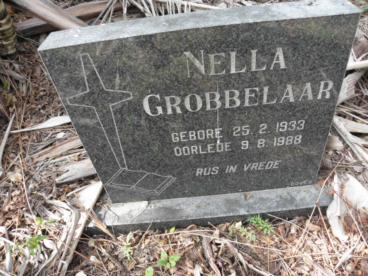 GROBBELAAR Nella 1933-1988