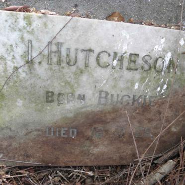 HUTCHESON I. -1966 nee BUCKIE