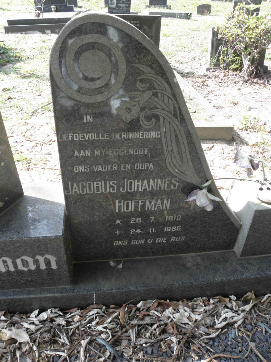 HOFFMAN Jacobus Johannes 1910-1985