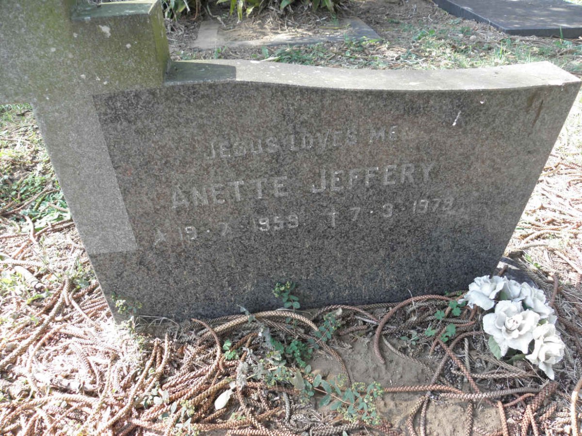 JEFFERY Anette 1959-1979