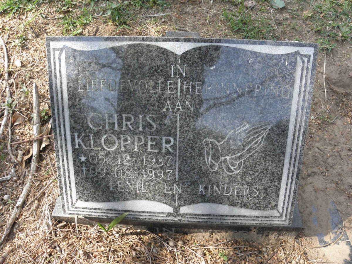 KLOPPER Chris 1937-1997