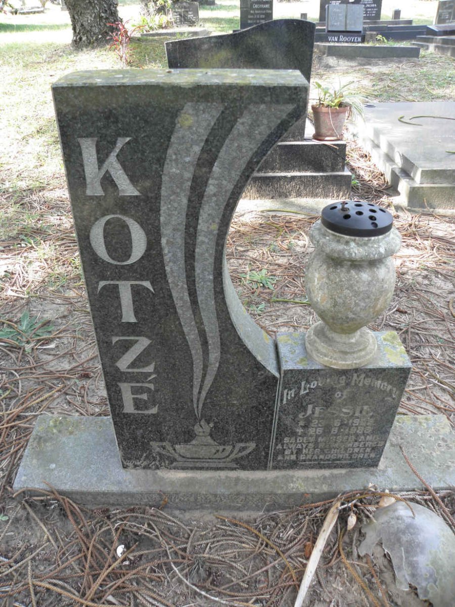 KOTZÉ Jessie 19??-1988