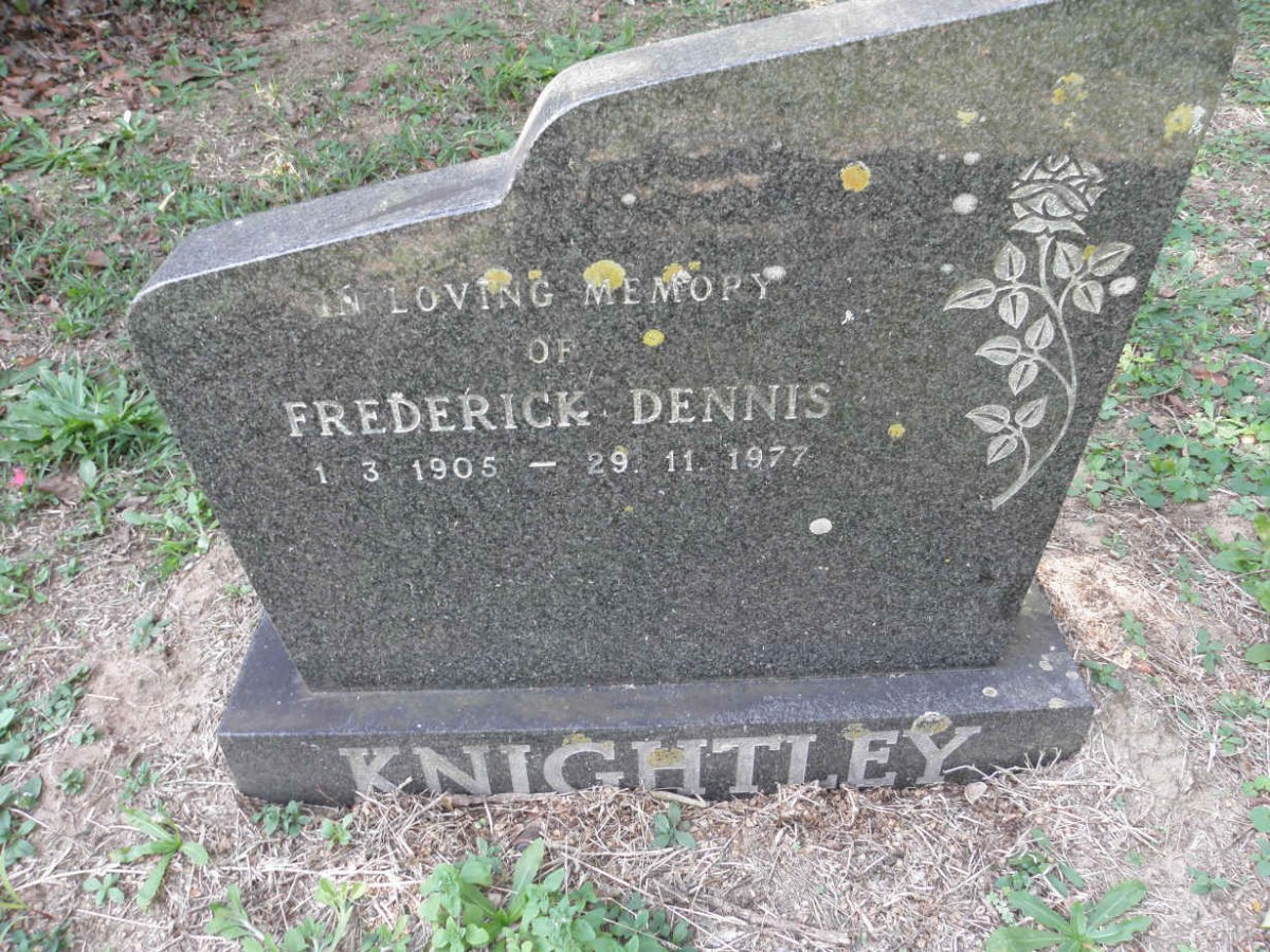 KNIGHTLEY Frederick Dennis 1905-1977