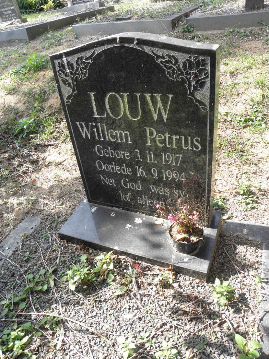 LOUW Willem Petrus 1917-1994