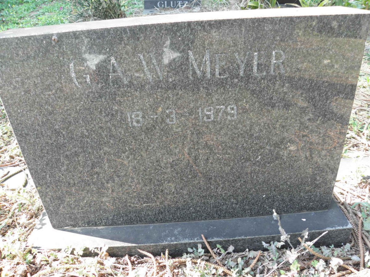 MEYER G.A.W. -1979