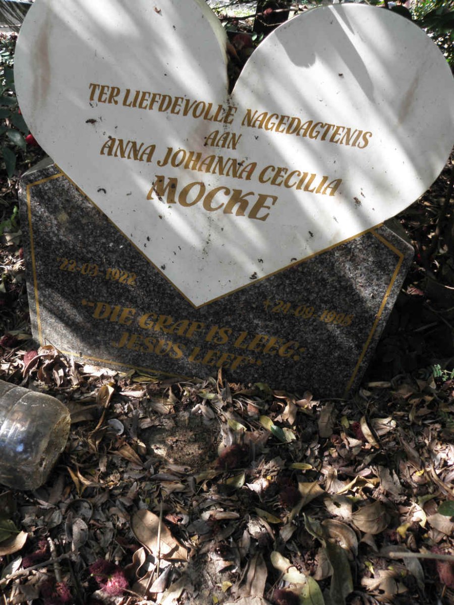 MOCKE Anna Johanna Cecilia 1922-1998