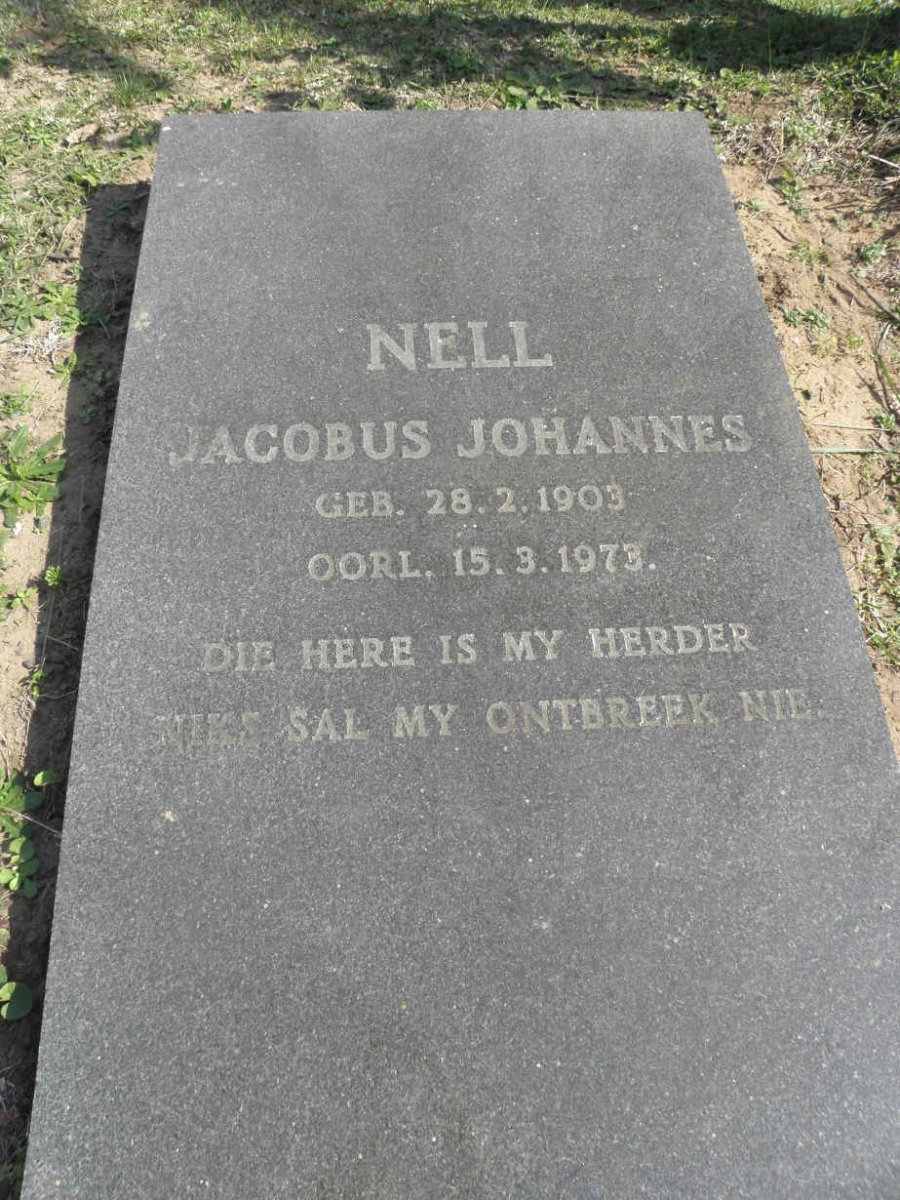 NELL Jacobus Johannes 1903-1973