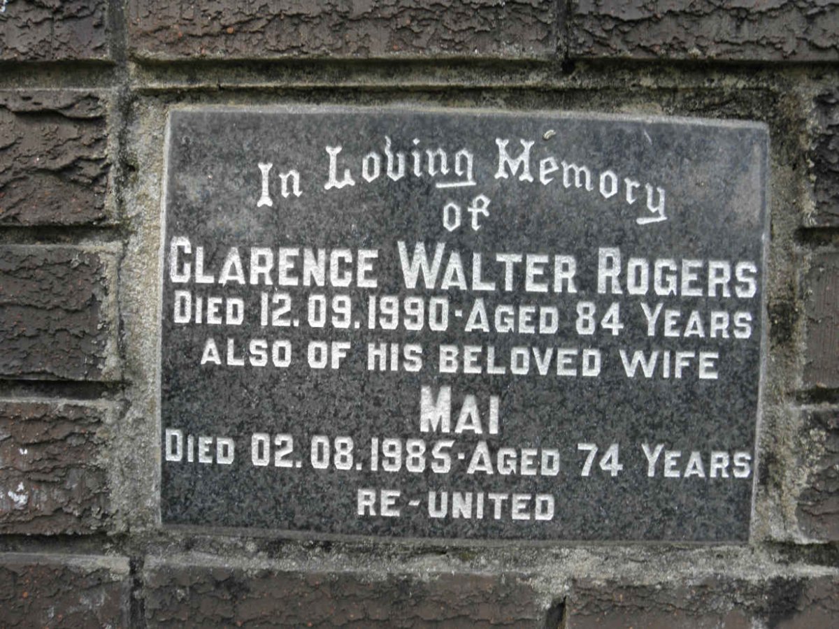 ROGERS Clarence Walter -1990