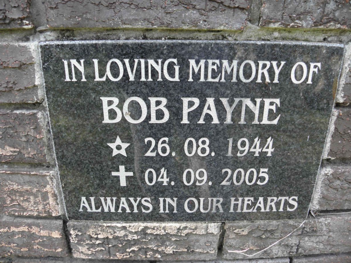 PAYNE Bob 1944-2005