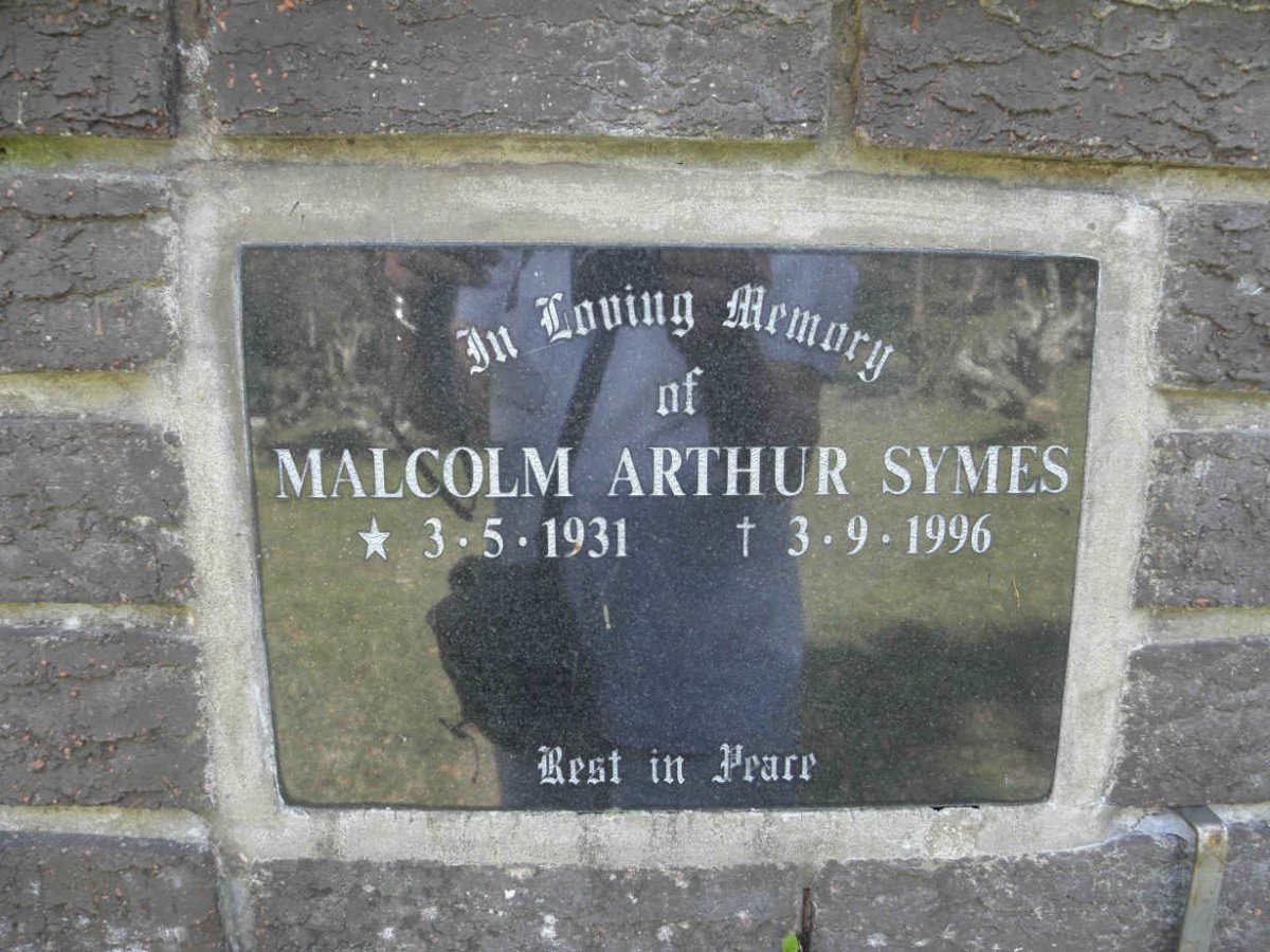 SYMES Malcolm Arthur 1931-1996