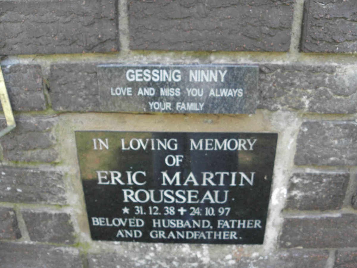 ROUSSEAU Eric Martin ??38-??97 :: GESSING Ninny