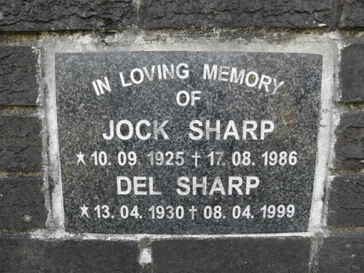 SHARP Jock 1925-1986 &amp; Dell 1930-1999
