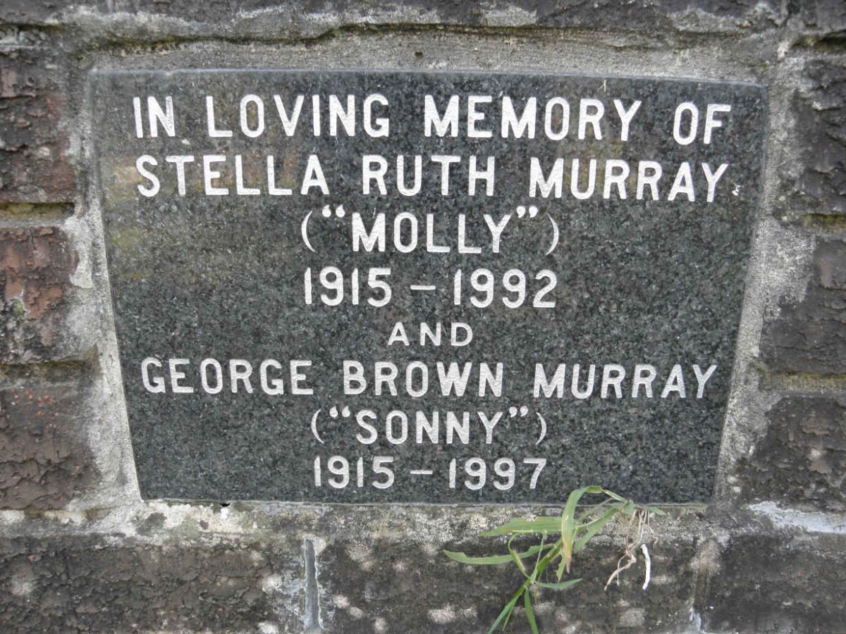 MURRAY George Brown 1915-1997 &amp; Stella Ruth 1915-1992