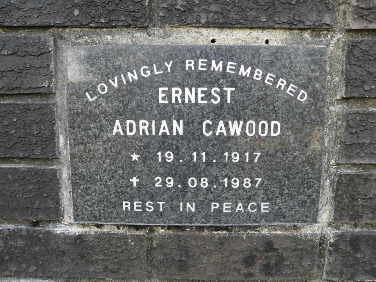 CAWOOD Ernest Adrian 1917-1987