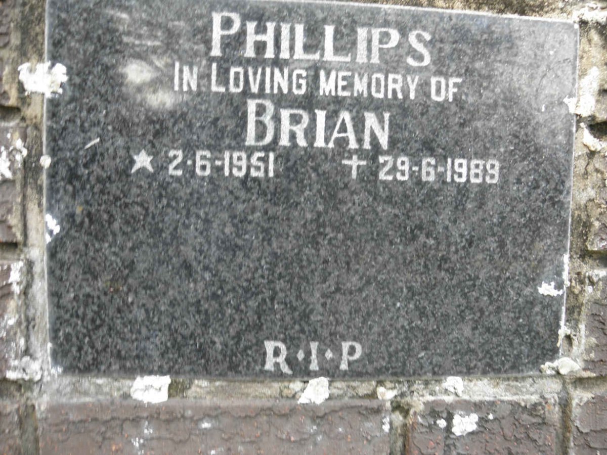 PHILLIPS Brian 1951-1989