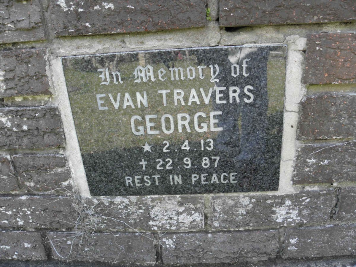 GEORGE Evan Travers ??13-??87