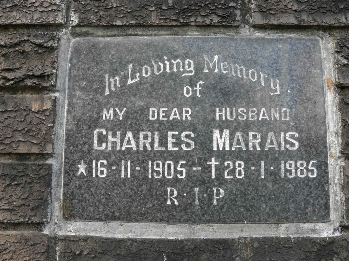 MARAIS Charles 1905-1985