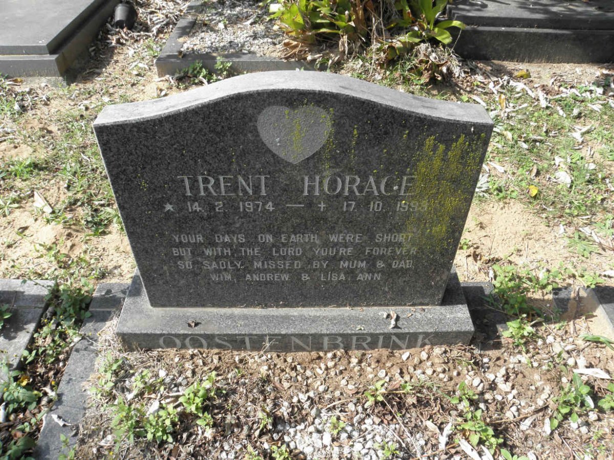 OOSTENBRINK Trent Horace 1974-1999