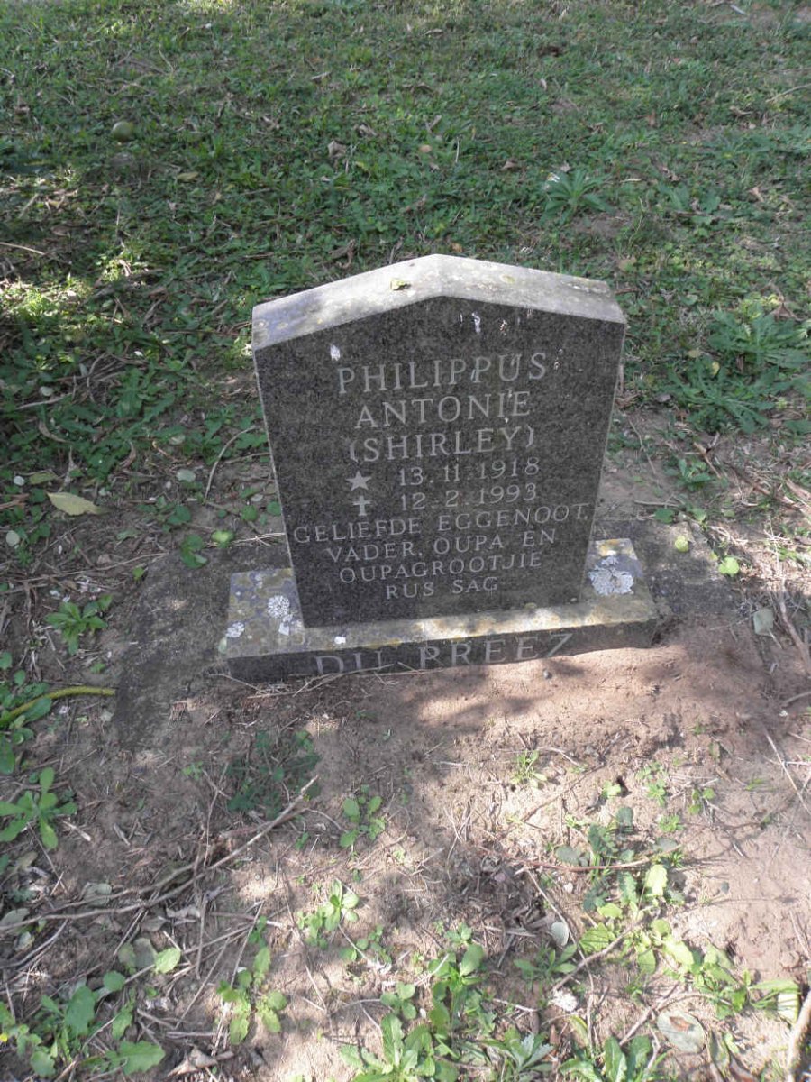 PREEZ Philippus Antonie, du 1918-1993