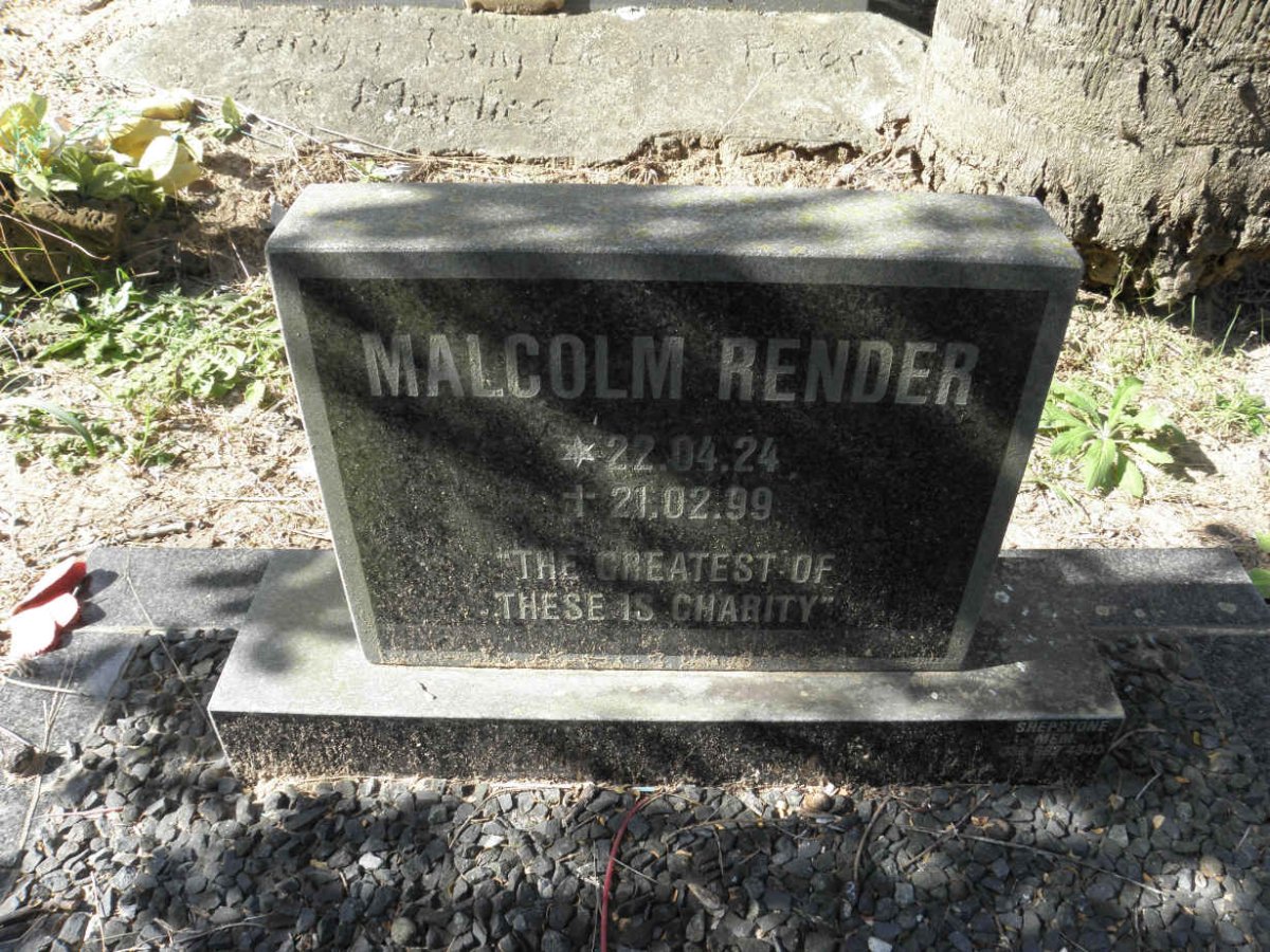 RENDER Malcolm 1924-1999