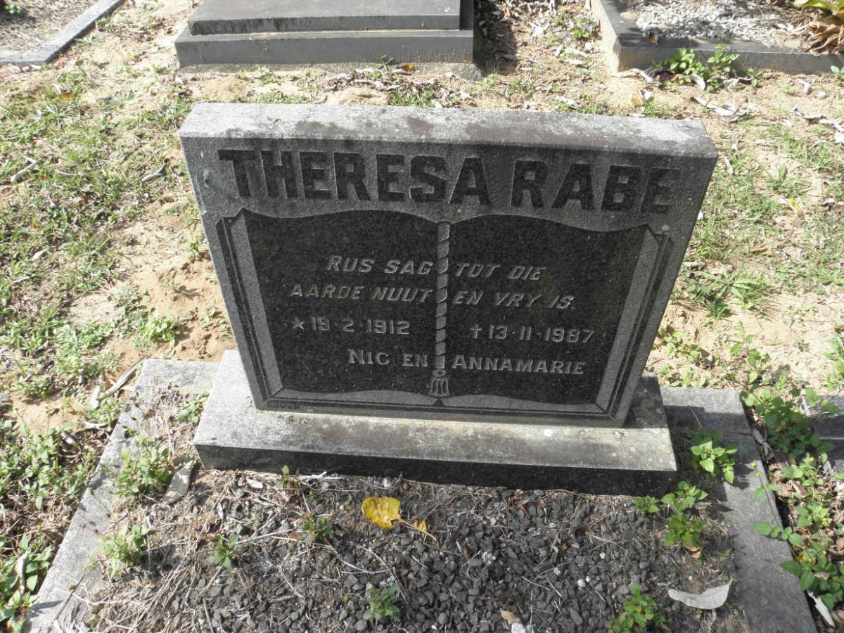 RABE Theresa 1912-1987