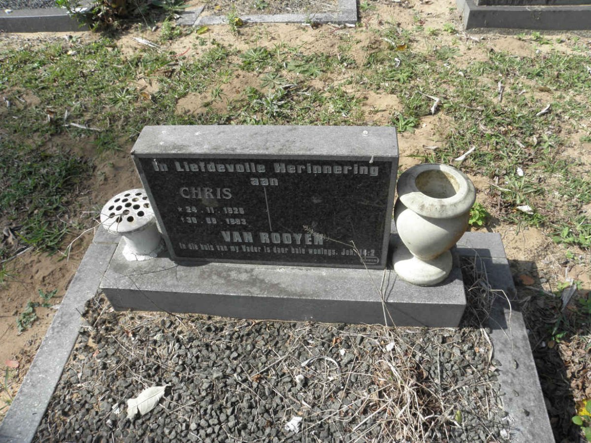 ROOYEN Chris, van 1925-1993