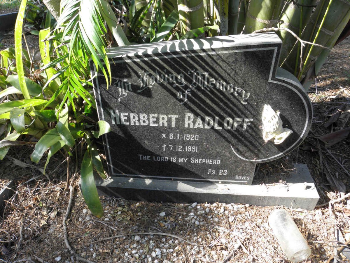 RADLOFF Herbert 1920-1991
