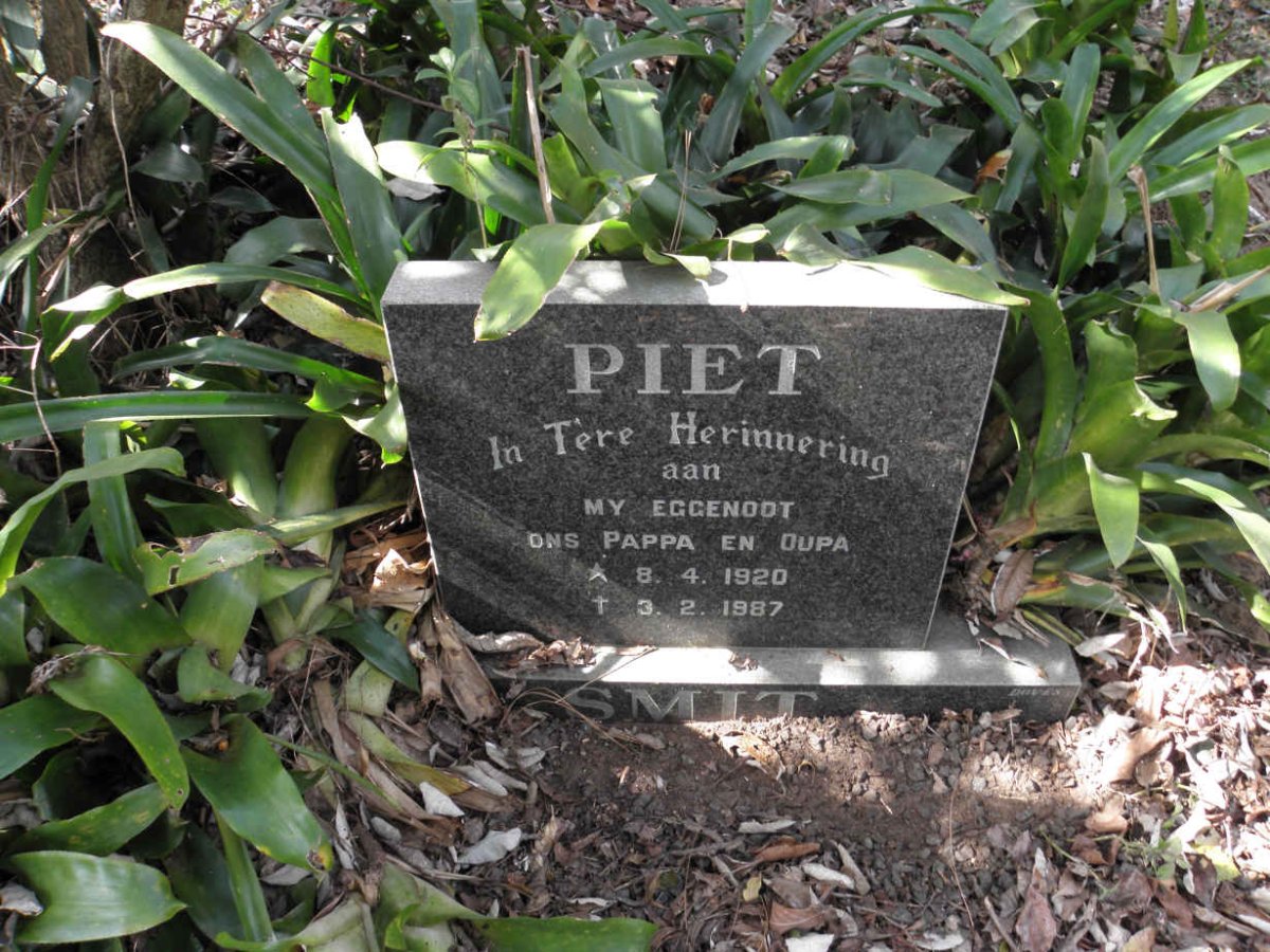 SMIT Piet 1920-1987