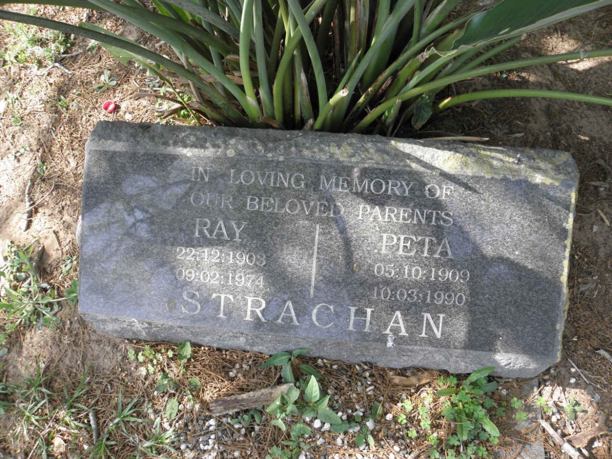 STRACHAN Ray 1908-1974 &amp; Peta 1909-1990
