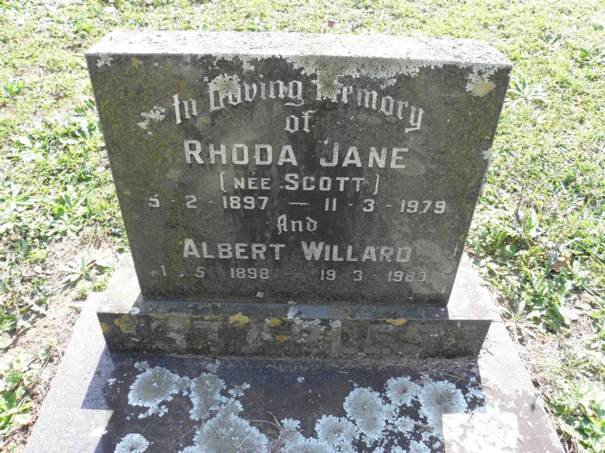 STARLES Albert Willard 1898-1983 &amp; Rhoda Jane SCOTT 1897-1979