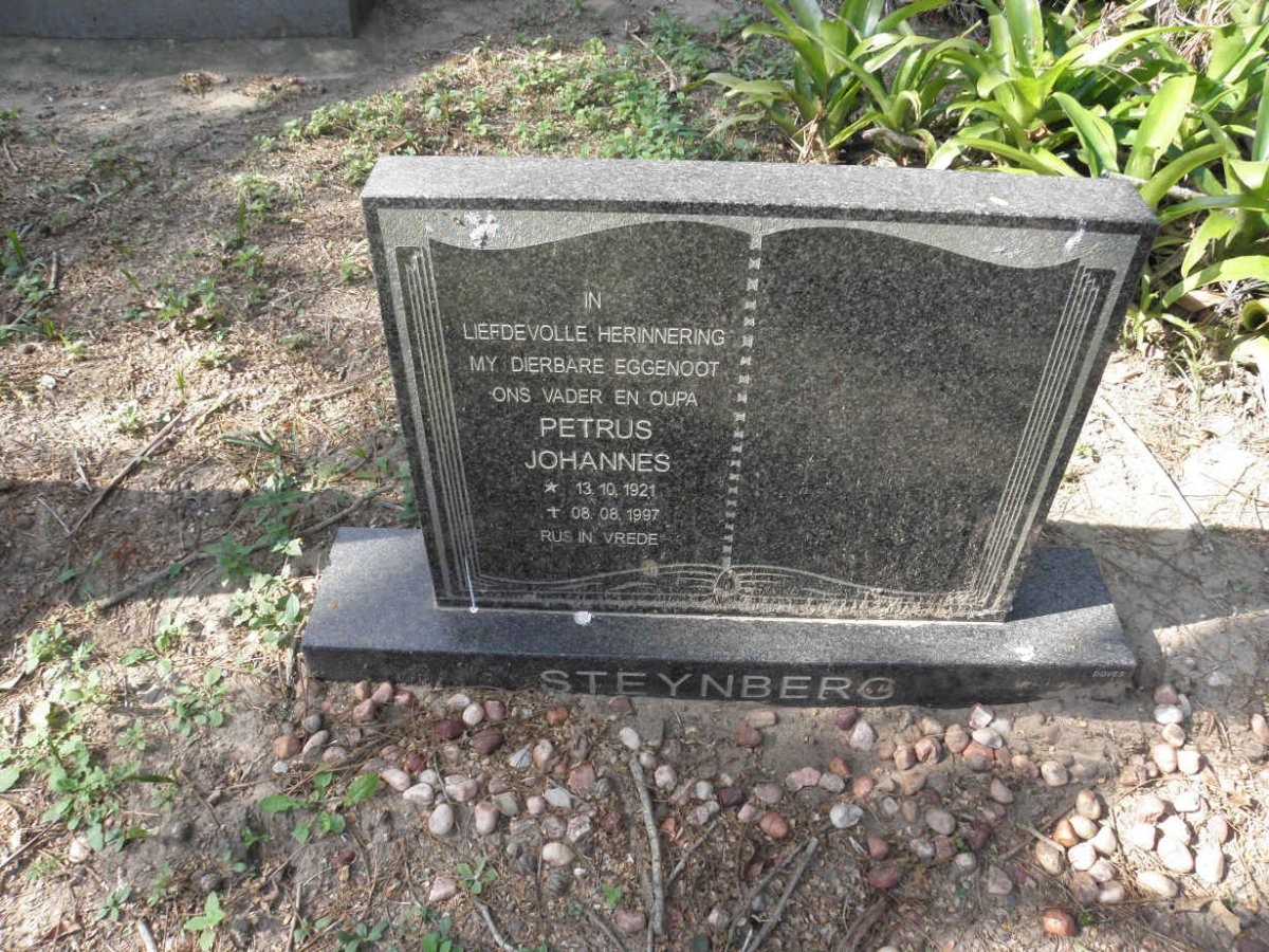 STEYNBERG Petrus Johannes 1921-1997