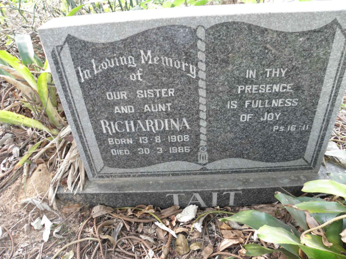 TAIT Richardina 1908-1986