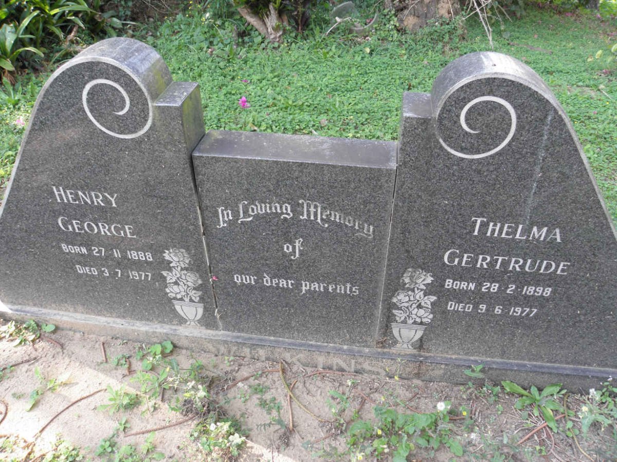 WILKINS Henry George 1888-1977 &amp; Thelma Gertrude 1898-1977