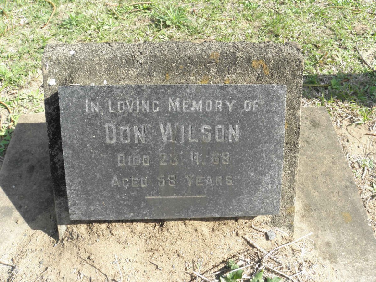 WILSON Don -1969