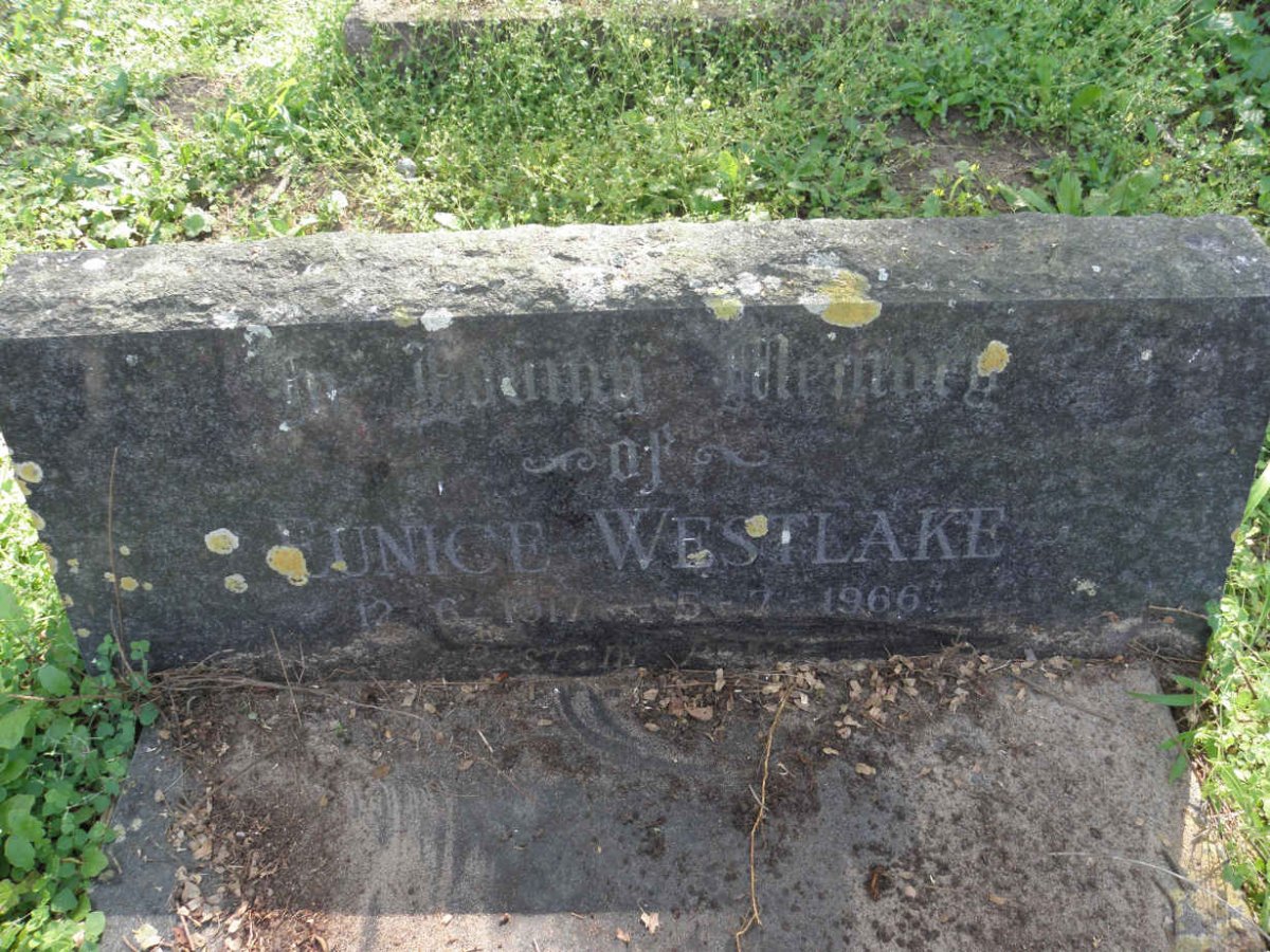 WESTLAKE Eunice 1917-1966