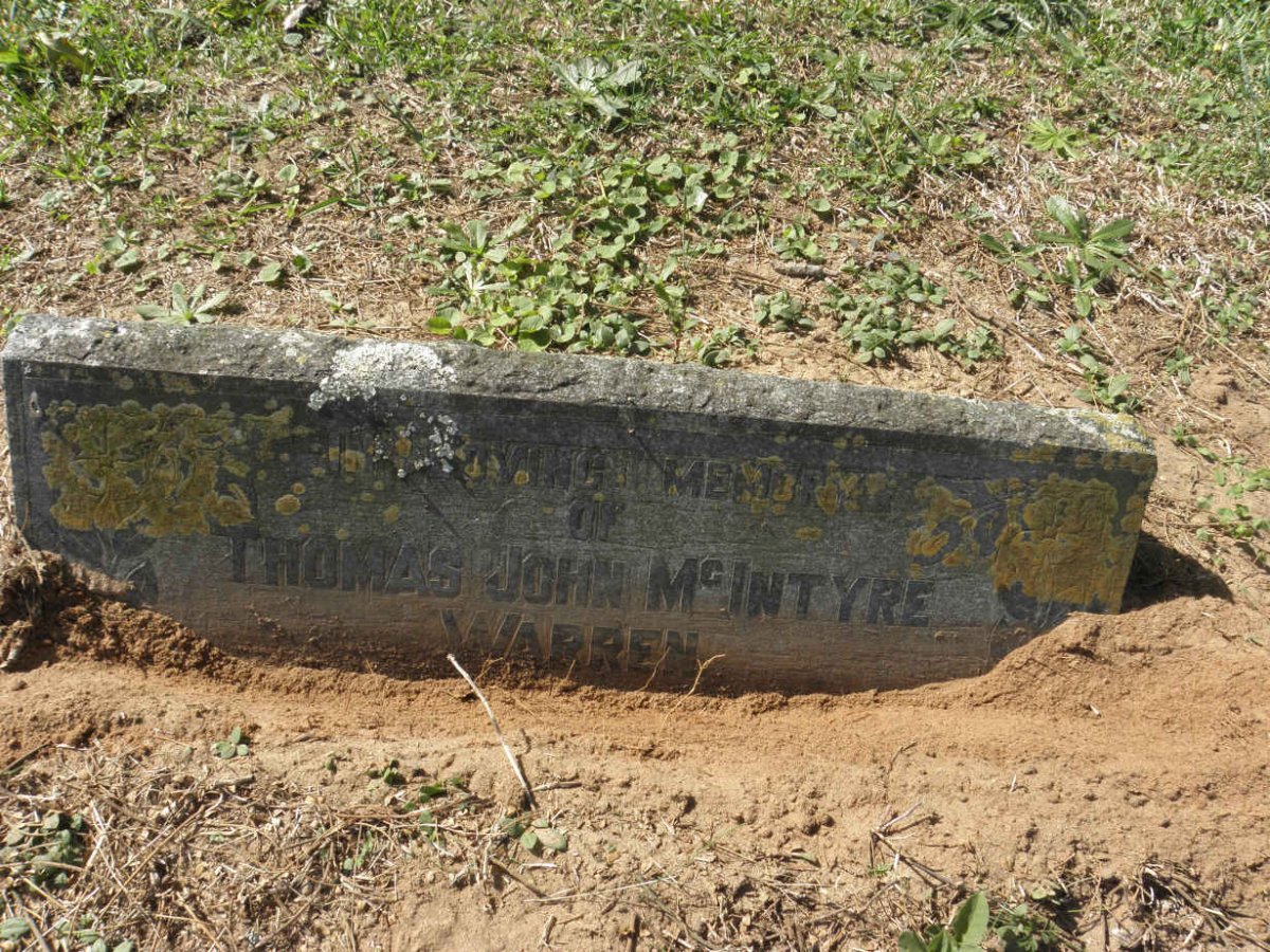 WARREN Thomas John McIntyre